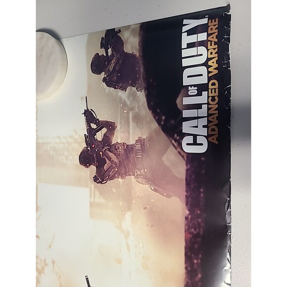 Call of Duty Advanced Warfare (27x40) Promo 2-Sided Game Poster Gamer Gamestop - Picture 4 of 8
